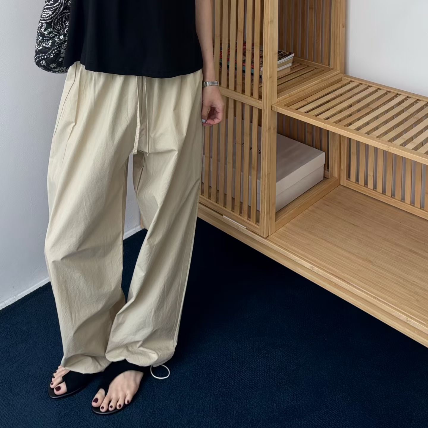 MINIMALGROUND/VIVAGLAM東大門實拍女士新品熱賣時尚休閑褲MINIMALGROUND/VIVAGLAM休閑褲圖色3