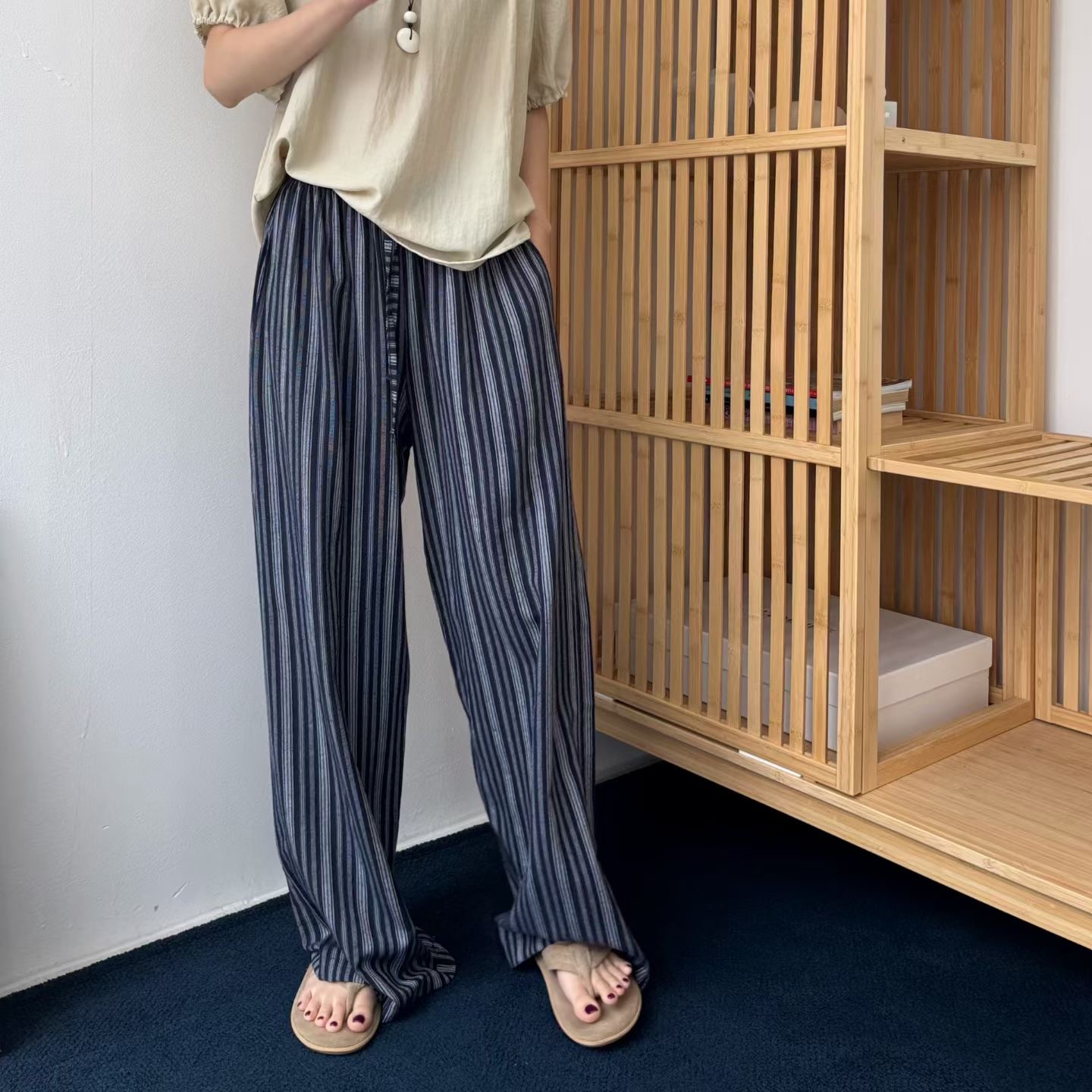 MINIMALGROUND/VIVAGLAM韓國代購女裝新款時尚推薦休閑褲MINIMALGROUND/VIVAGLAM休閑褲圖色2
