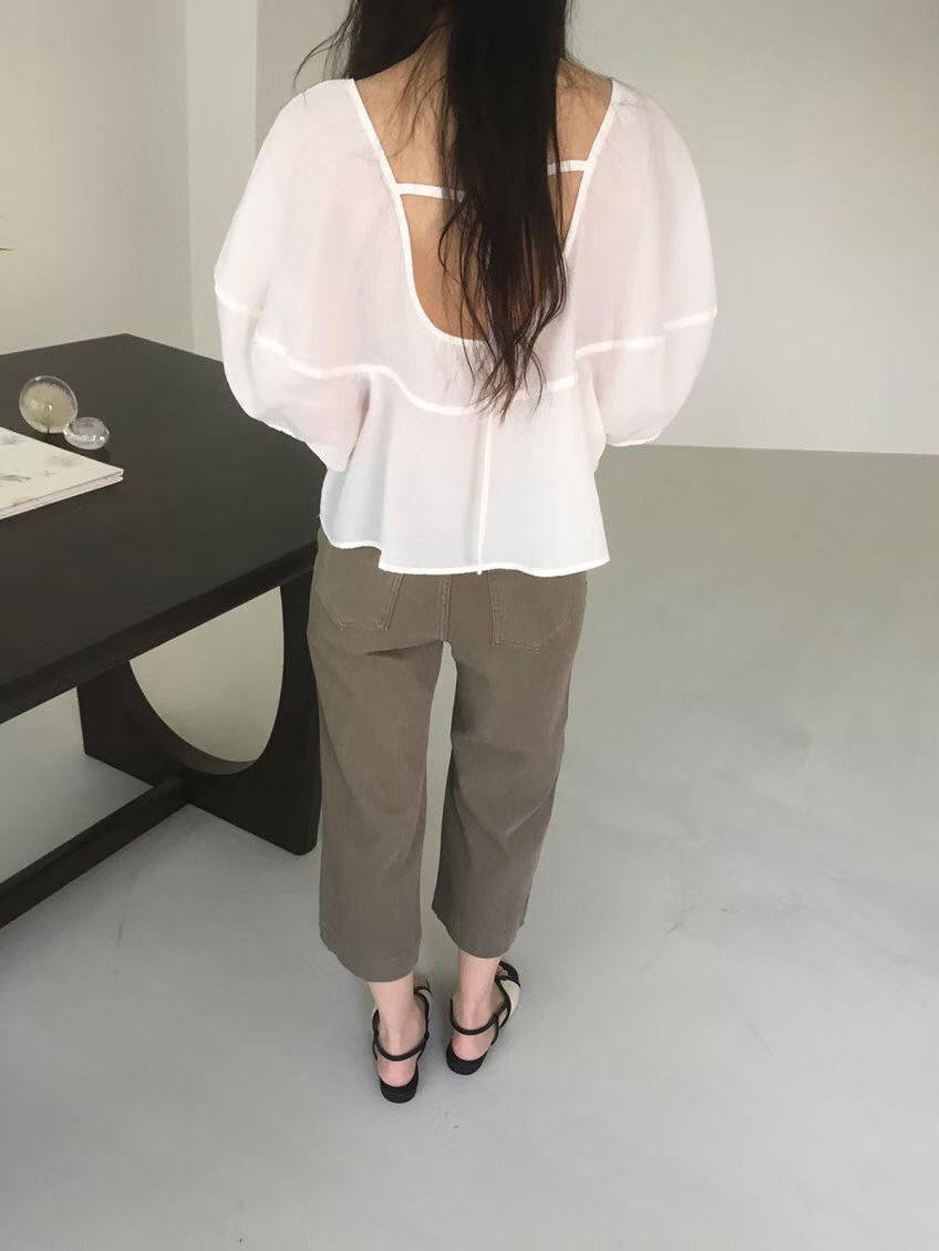 SOIL東大門直郵女士新品真品時尚休閑襯衫蕾絲衫不含項鏈SOIL襯衫/蕾絲衫