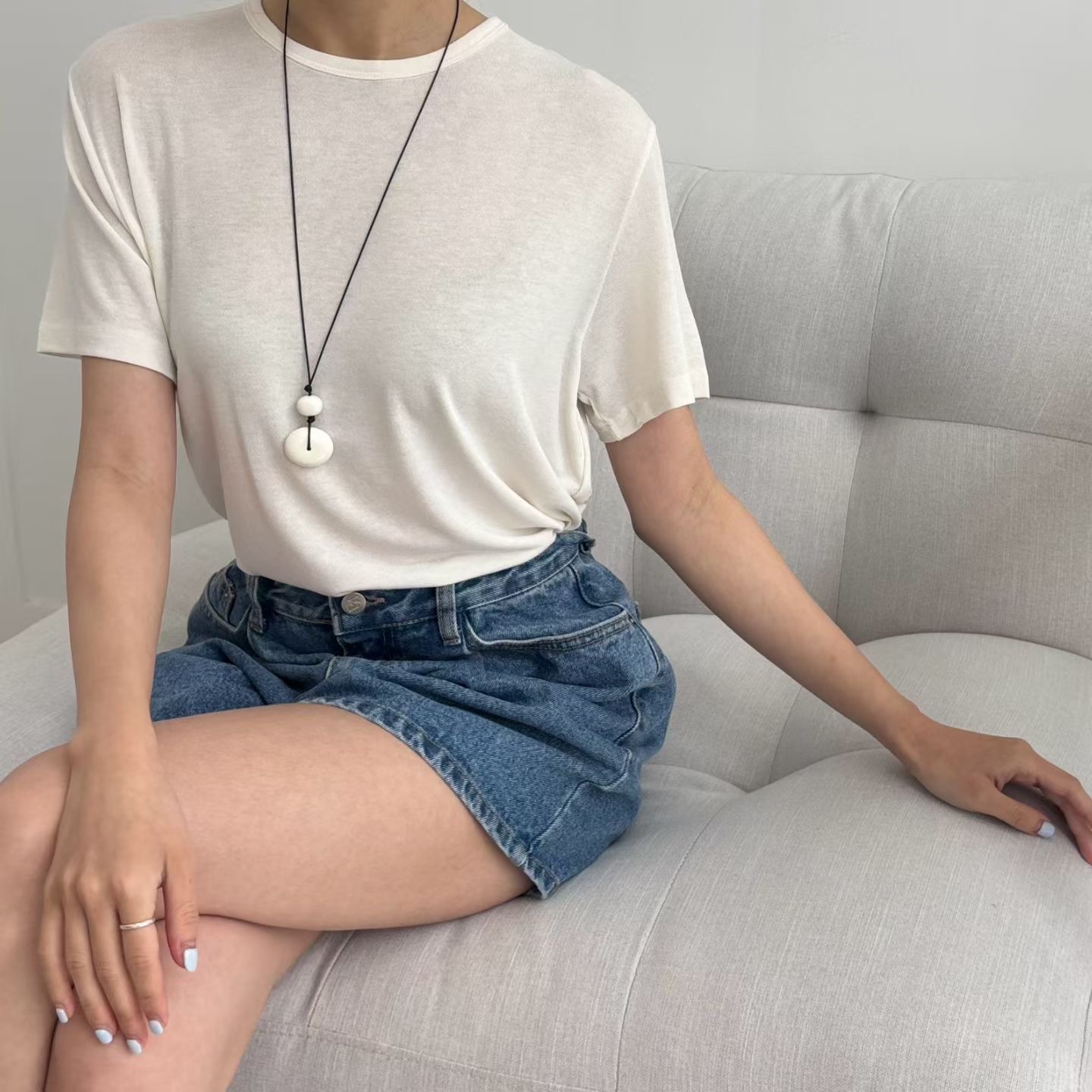 MINIMALGROUND/VIVAGLAM韓國直郵女裝新品真品T恤不含配飾MINIMALGROUND/VIVAGLAMT恤