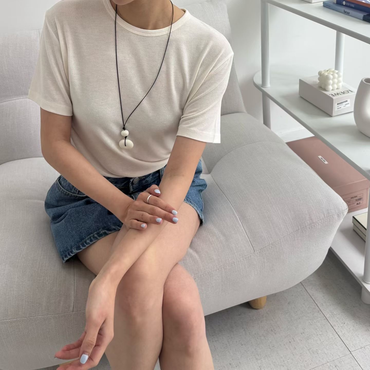MINIMALGROUND/VIVAGLAM韓國直郵女裝新品真品T恤不含配飾MINIMALGROUND/VIVAGLAMT恤