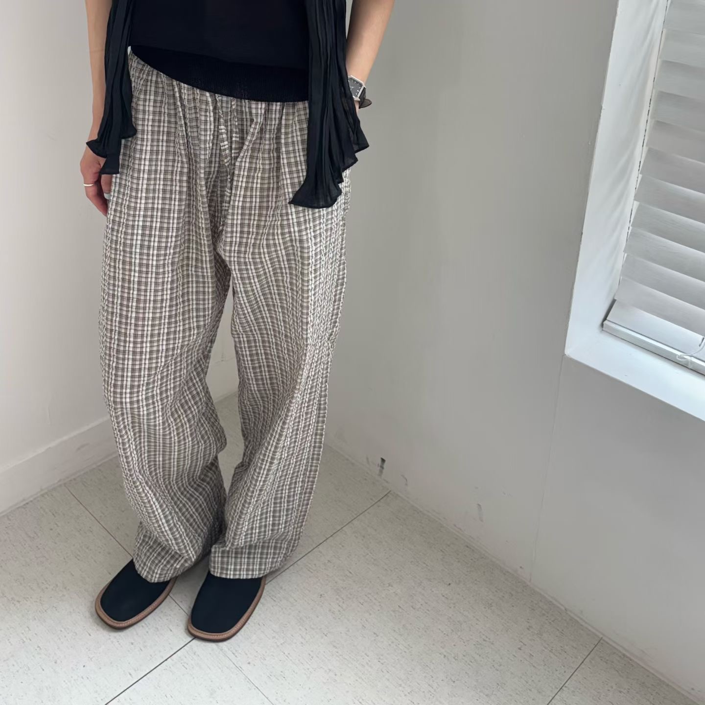 MINIMALGROUND/VIVAGLAM韓國代購女裝新品真品人氣休閑褲MINIMALGROUND/VIVAGLAM休閑褲