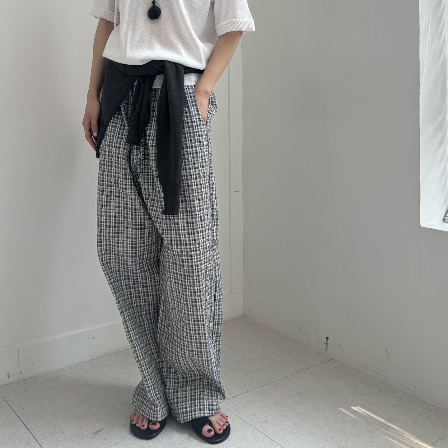 MINIMALGROUND/VIVAGLAM韓國代購女裝新品真品人氣休閑褲MINIMALGROUND/VIVAGLAM休閑褲圖色1