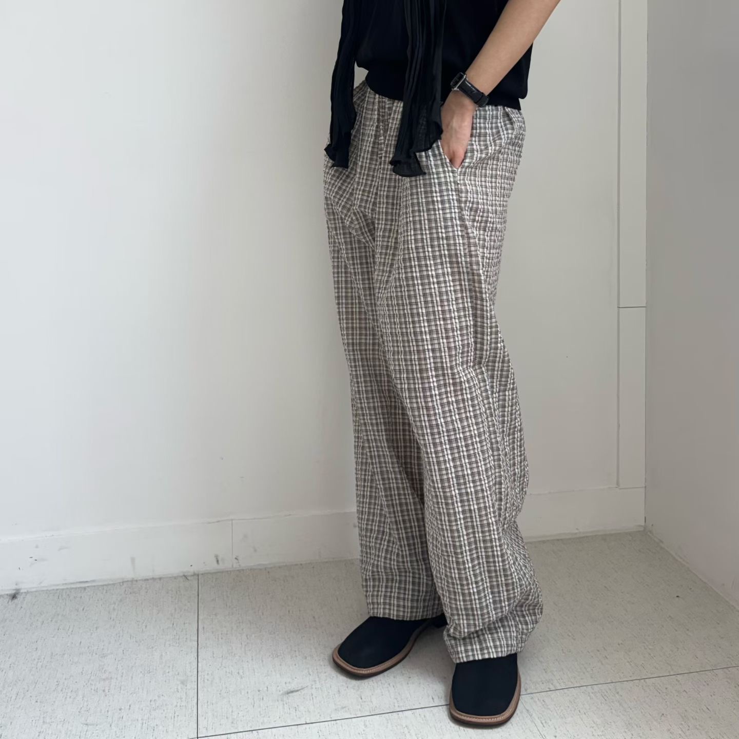 MINIMALGROUND/VIVAGLAM韓國代購女裝新品真品人氣休閑褲MINIMALGROUND/VIVAGLAM休閑褲圖色2