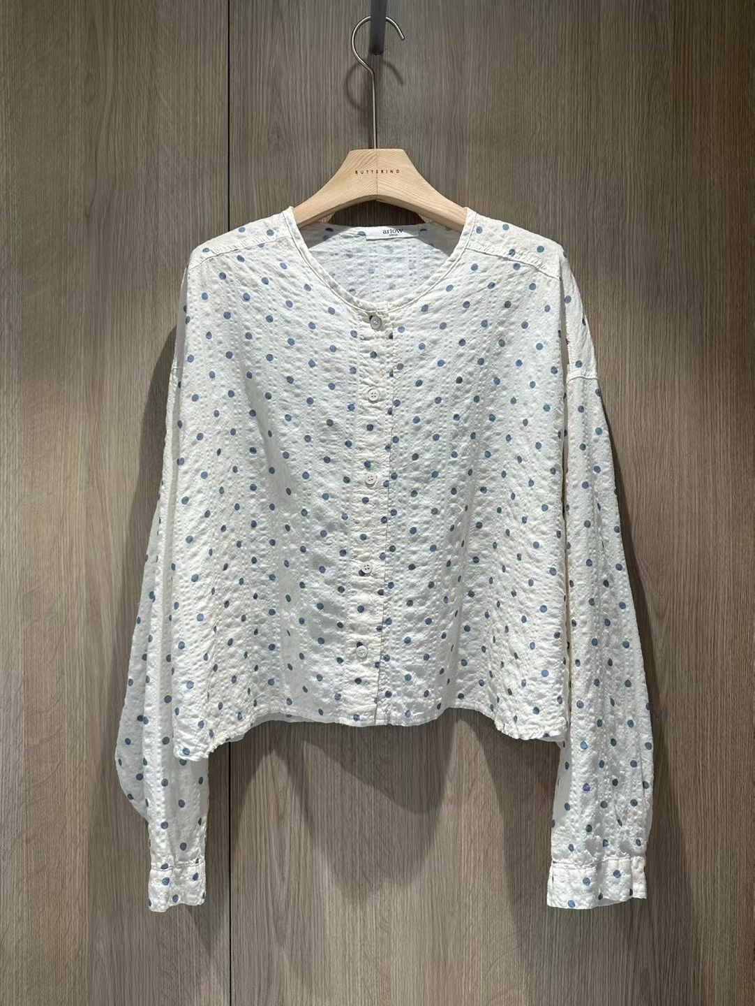 ARLOW東大門代購女士新品人氣熱賣26夏季時尚休閑襯衫蕾絲衫ARLOW襯衫/蕾絲衫圖色1