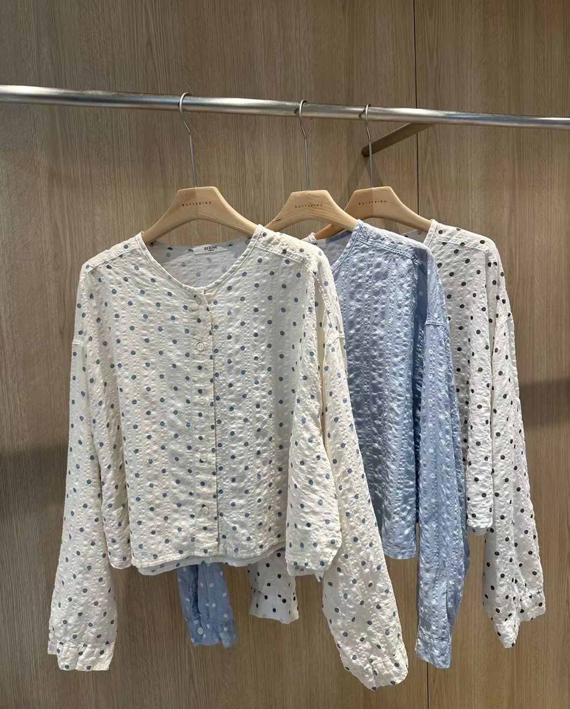ARLOW東大門代購女士新品人氣熱賣26夏季時尚休閑襯衫蕾絲衫ARLOW襯衫/蕾絲衫圖色2左二色