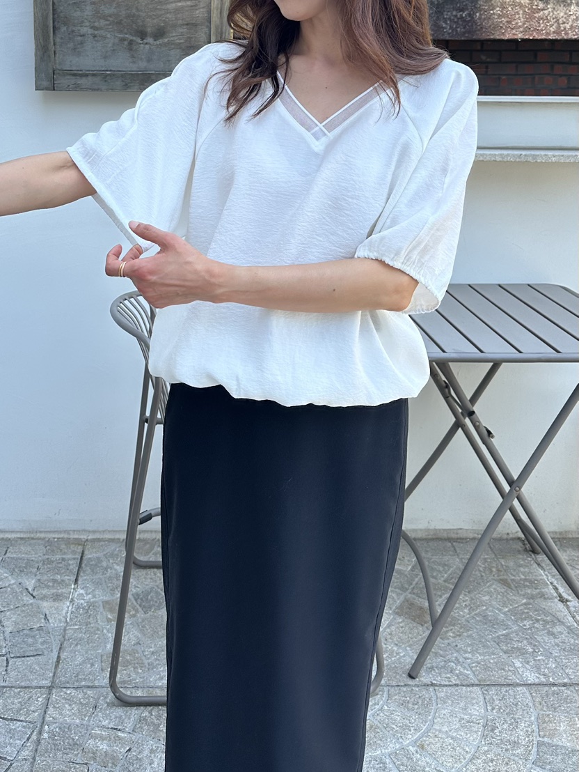 CLASSY-O韓國直郵女裝新款熱賣人氣26夏季襯衫蕾絲衫V領透明CLASSY-O襯衫/蕾絲衫