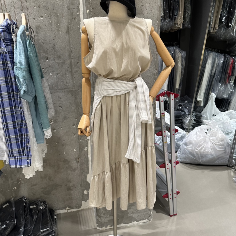 JUNI東大門代購女士新款人氣時尚休閑真品熱賣26夏季連衣裙OPSmy juni連衣裙圖色2