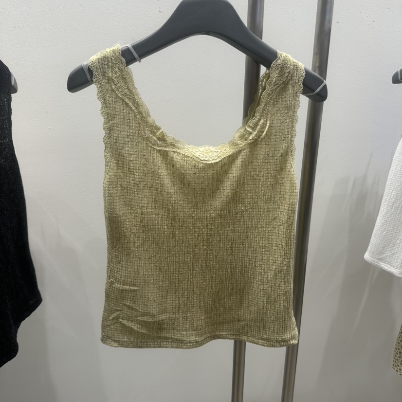 TARABY MOTION韓國代購女裝新品休閑熱賣吊帶背心亞麻布TARABY MOTION吊帶/背心