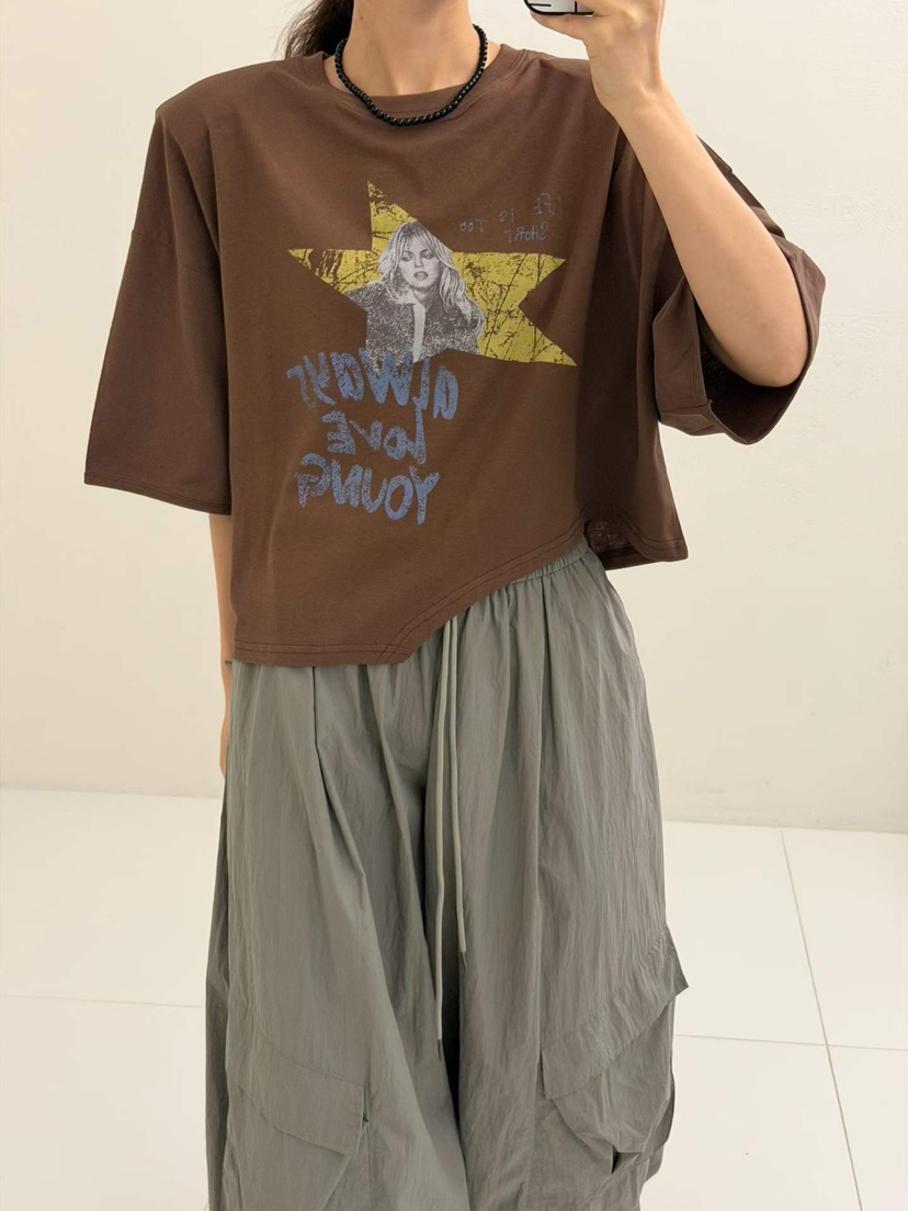JUNI東大門代購女裝新品推薦真品人氣26夏季時尚熱賣休閑T恤my juniT恤