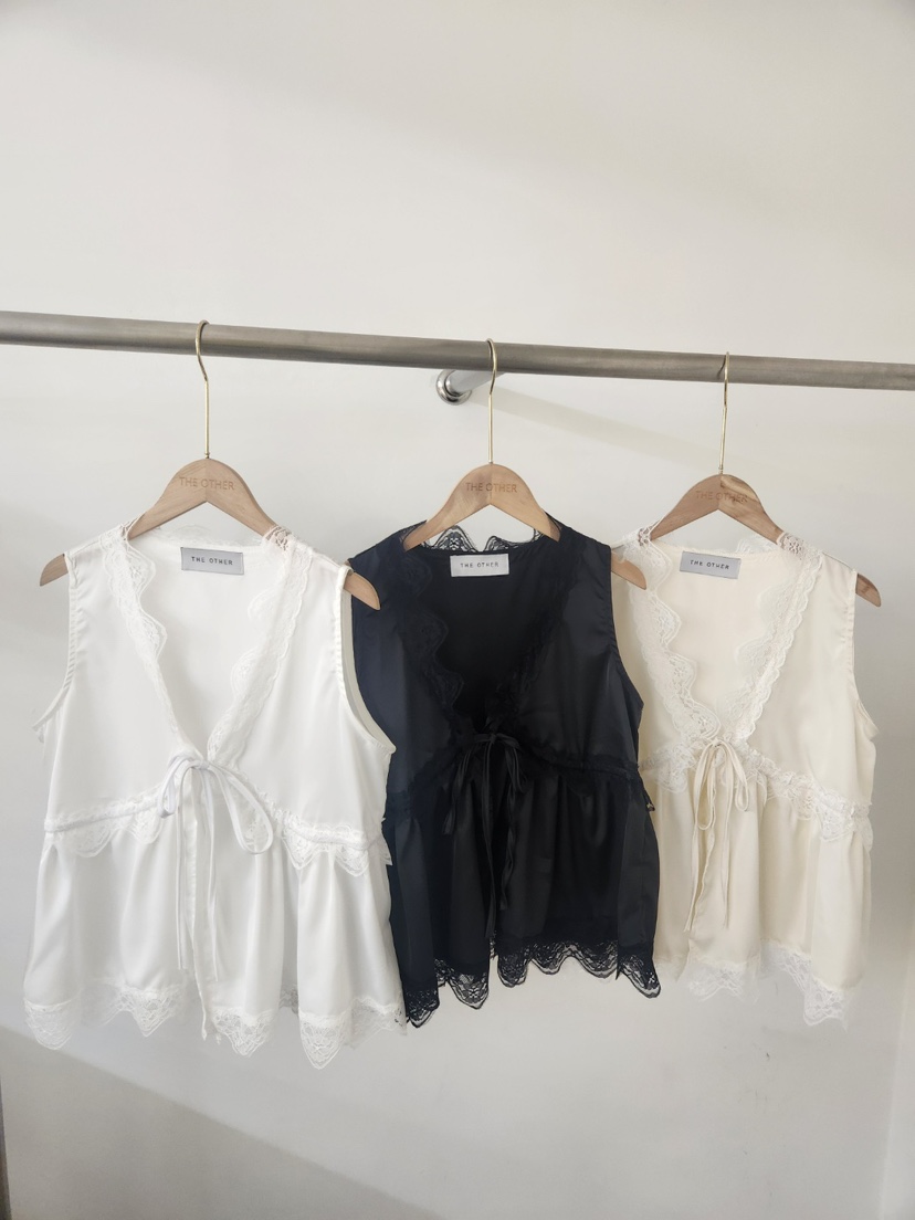 THE OTHER韓國直郵女士新品26夏季休閑真品吊帶背心緞面THE OTHER吊帶/背心