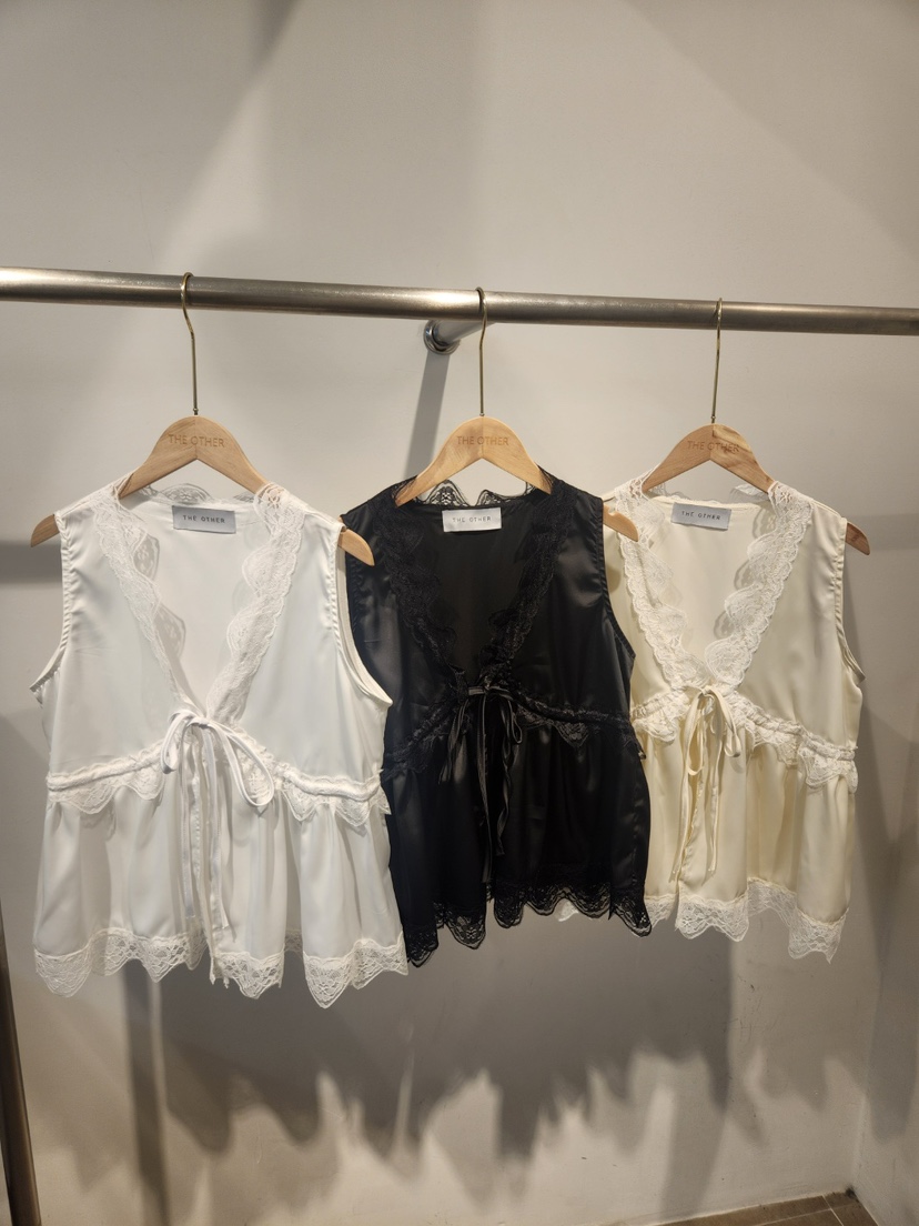 THE OTHER韓國直郵女士新品26夏季休閑真品吊帶背心緞面THE OTHER吊帶/背心