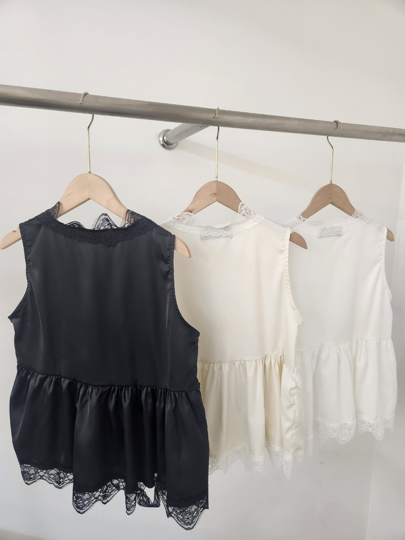 THE OTHER韓國直郵女士新品26夏季休閑真品吊帶背心緞面THE OTHER吊帶/背心