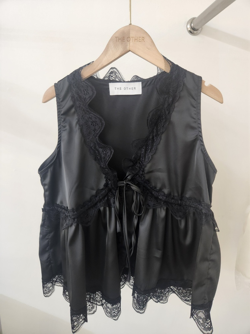 THE OTHER韓國直郵女士新品26夏季休閑真品吊帶背心緞面THE OTHER吊帶/背心圖色2