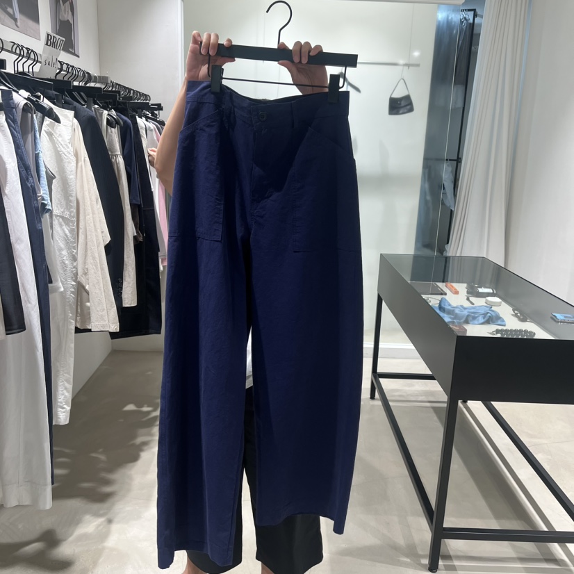 BROT韓國直郵女裝新款熱賣26夏季時尚休閑人氣休閑褲口袋BROT休閑褲圖色2