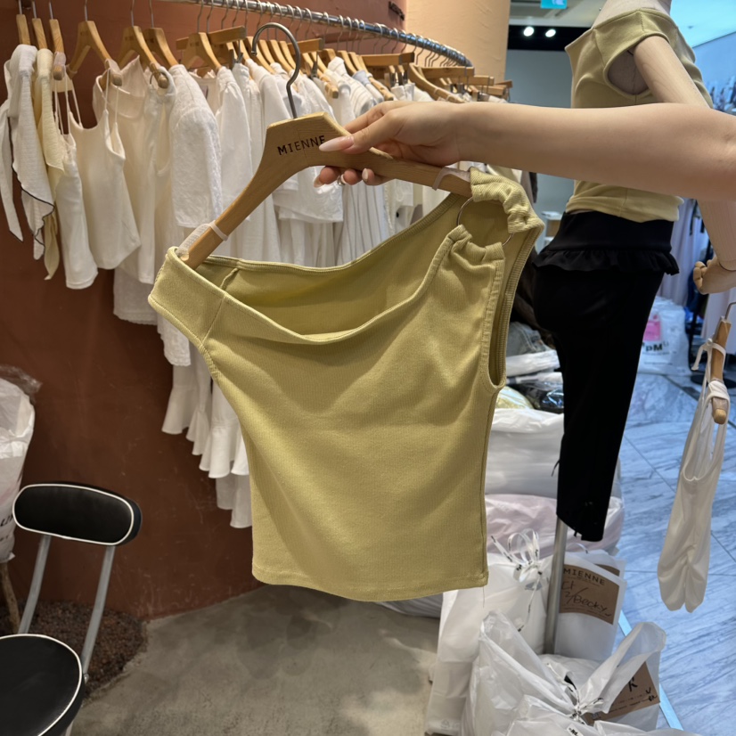 MIENNE韓國代購女裝新品時尚26夏季人氣推薦吊帶背心無袖MIENNE吊帶/背心圖色2