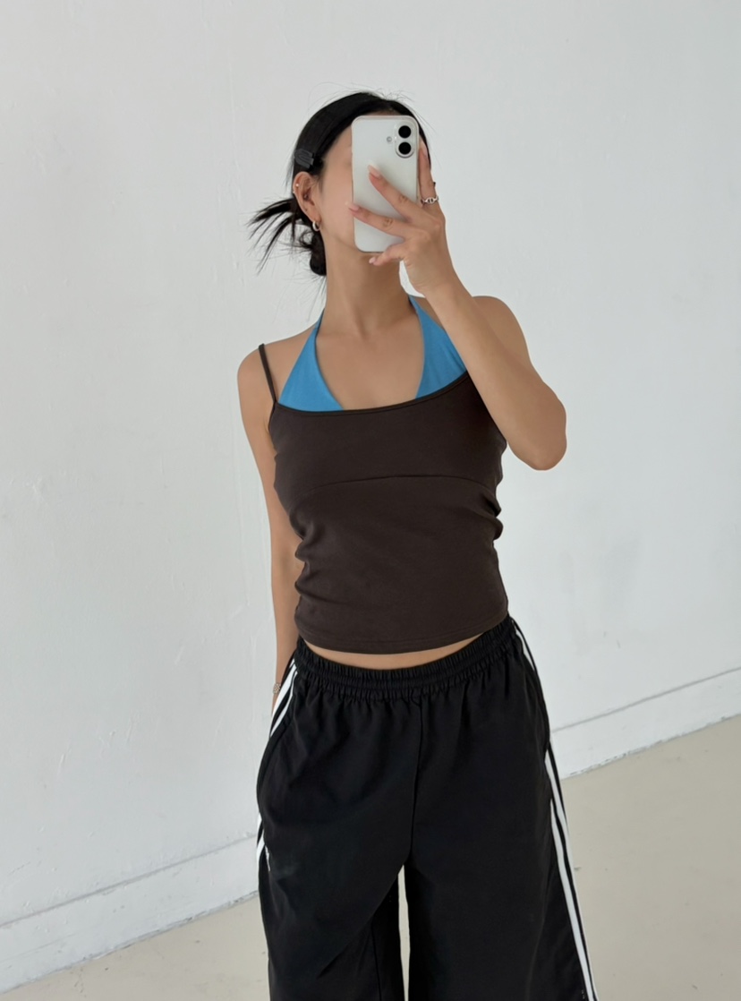 BYRING東大門直郵女裝新款推薦人氣真品26夏季吊帶背心無袖BYRING吊帶/背心