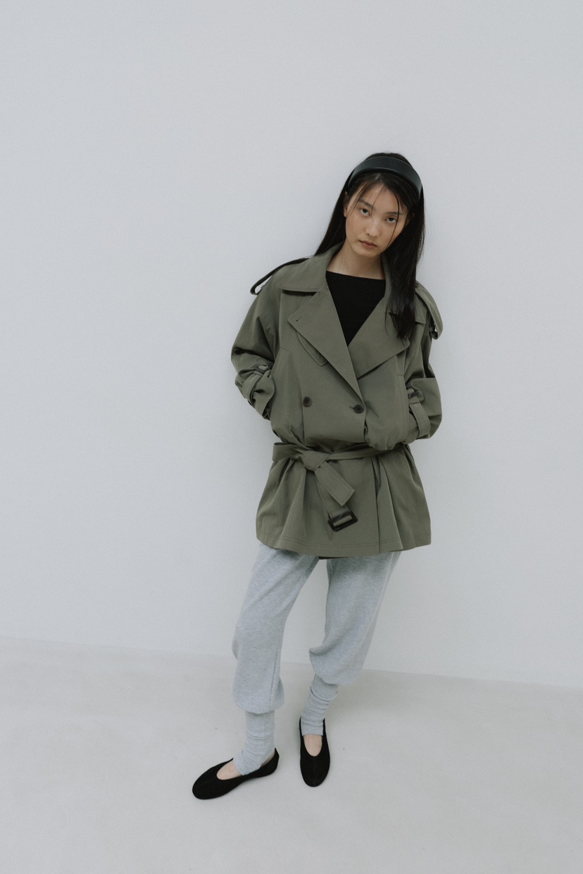 STAGE韓國直郵女裝新品人氣推薦時尚休閑真品熱賣休閑褲保暖STAGE休閑褲