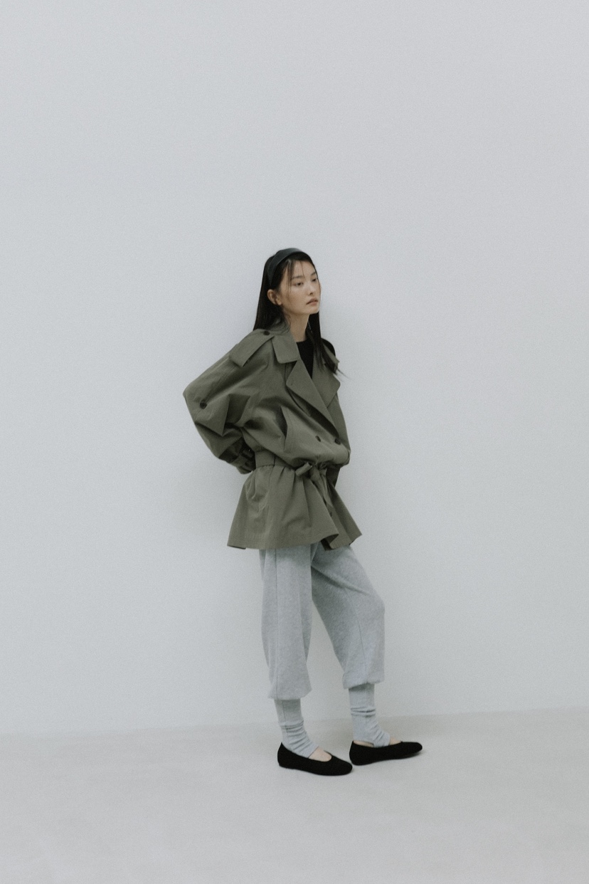 STAGE韓國直郵女裝新品人氣推薦時尚休閑真品熱賣休閑褲保暖STAGE休閑褲