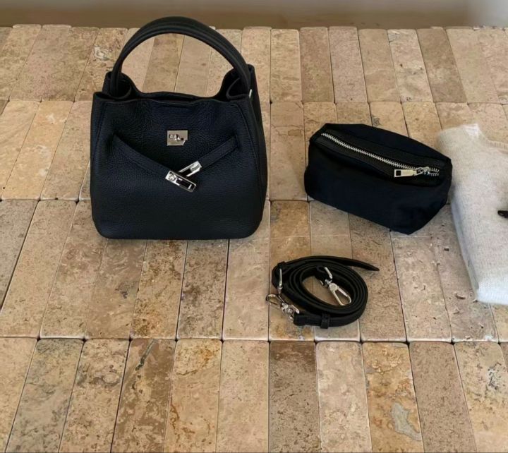 TROUVAILLE東大門直郵女士新款休閑26夏季單肩斜跨包牛皮TROUVAILLE單肩/斜跨包