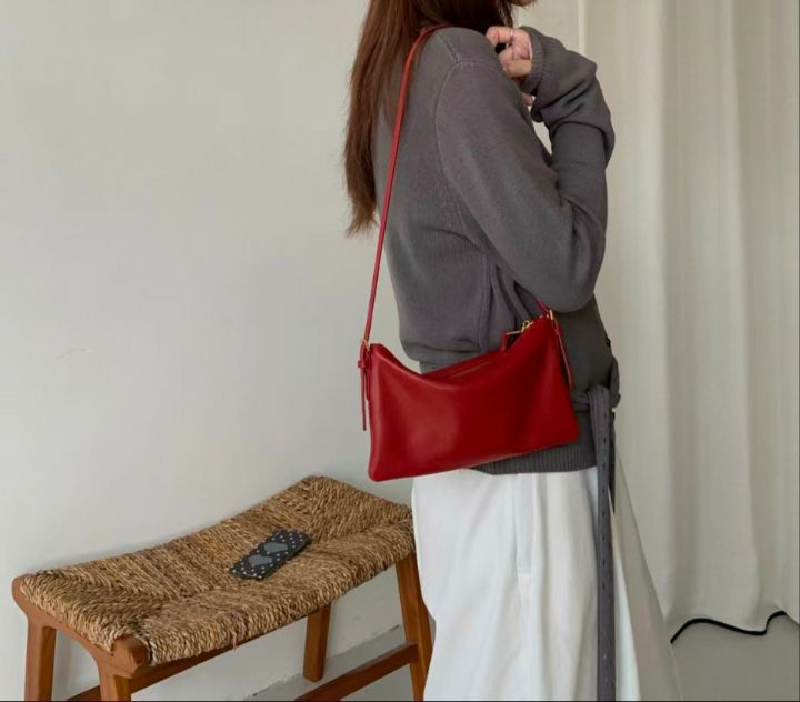 TROUVAILLE東大門直郵女士新品人氣26夏季單肩斜跨包牛皮TROUVAILLE單肩/斜跨包