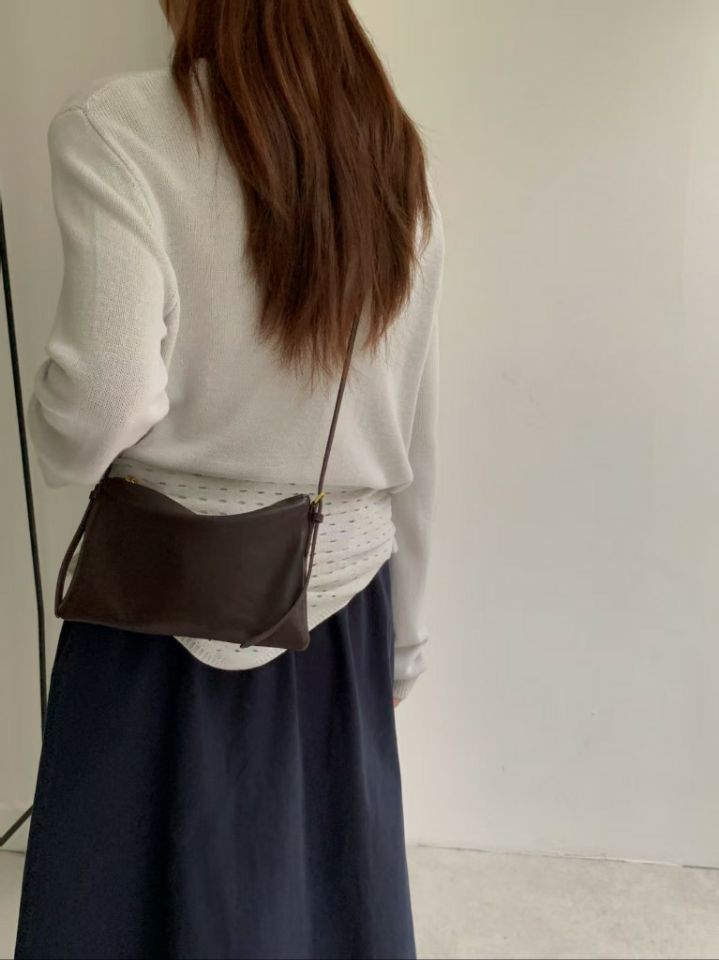 TROUVAILLE東大門直郵女士新品人氣26夏季單肩斜跨包牛皮TROUVAILLE單肩/斜跨包