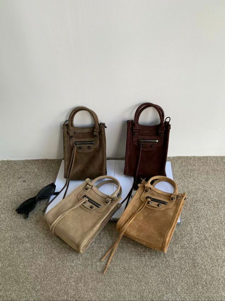 TROUVAILLE東大門直郵女士新品時尚真品單肩斜跨包牛皮絨TROUVAILLE單肩/斜跨包