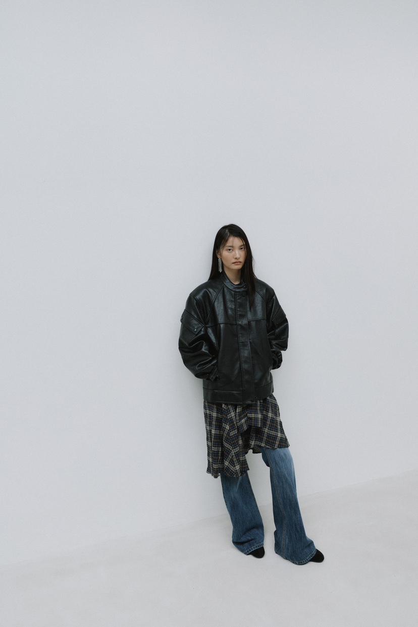 STAGE東大門代購女裝新品真品推薦人氣26夏季時尚休閑皮衣STAGE皮衣