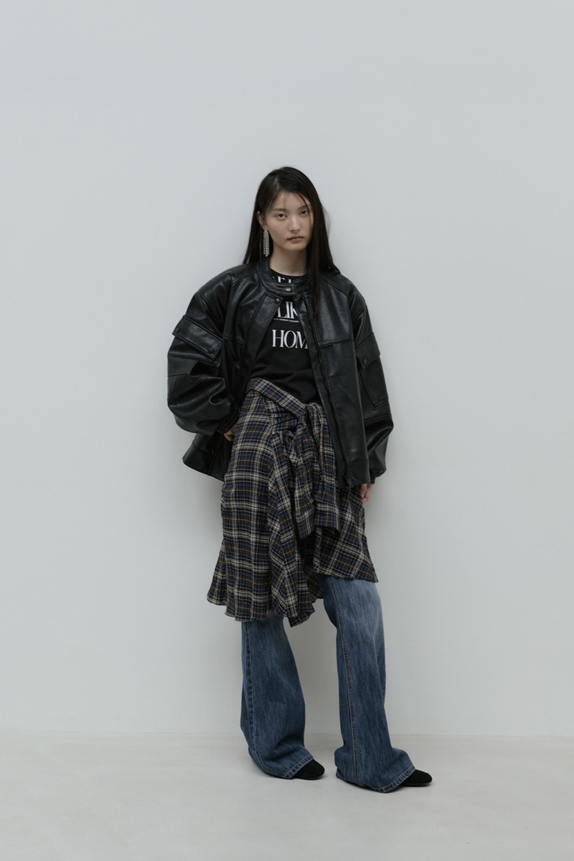 STAGE東大門代購女裝新品真品推薦人氣26夏季時尚休閑皮衣STAGE皮衣