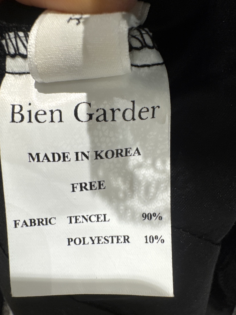 BIEN GARDER東大門直郵女裝新品時尚休閑襯衫蕾絲衫褶皺BIEN GARDER襯衫/蕾絲衫