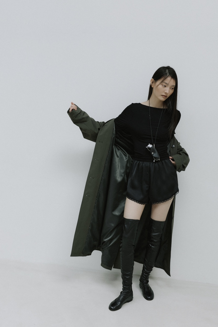 STAGE韓國直郵女士新品推薦真品26夏季休閑時尚熱賣短褲蕾絲STAGE短褲