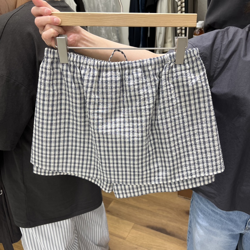 ROMANTICIZE東大門實拍女士新品真品時尚熱賣推薦裙褲格子ROMANTICIZE裙褲