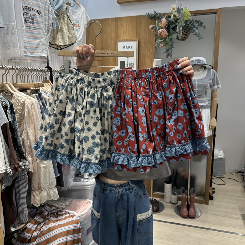 MARI CO韓國直郵女裝新款真品休閑時尚26夏季熱賣推薦短裙MARI CO短裙