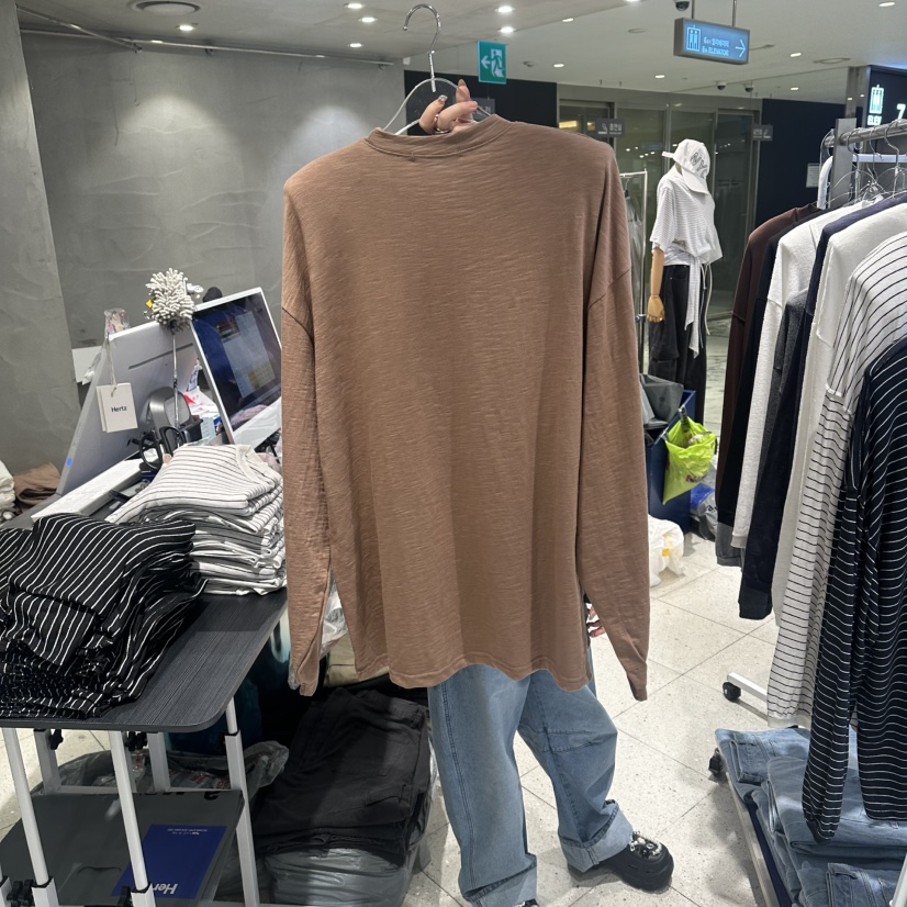 HERTZ-P韓國直郵女裝新品時尚真品熱賣推薦人氣26夏季長袖T恤HERTZ-P長袖T恤