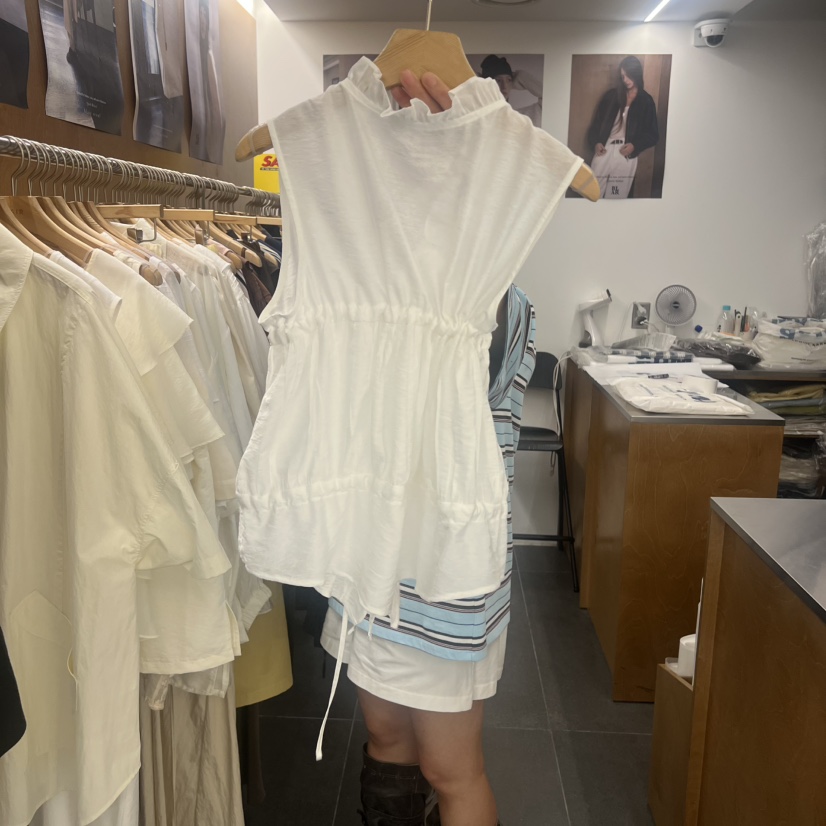 BLAIR韓國代購女士新款26夏季熱賣真品人氣時尚吊帶背心褶裥BLAIR seoul吊帶/背心