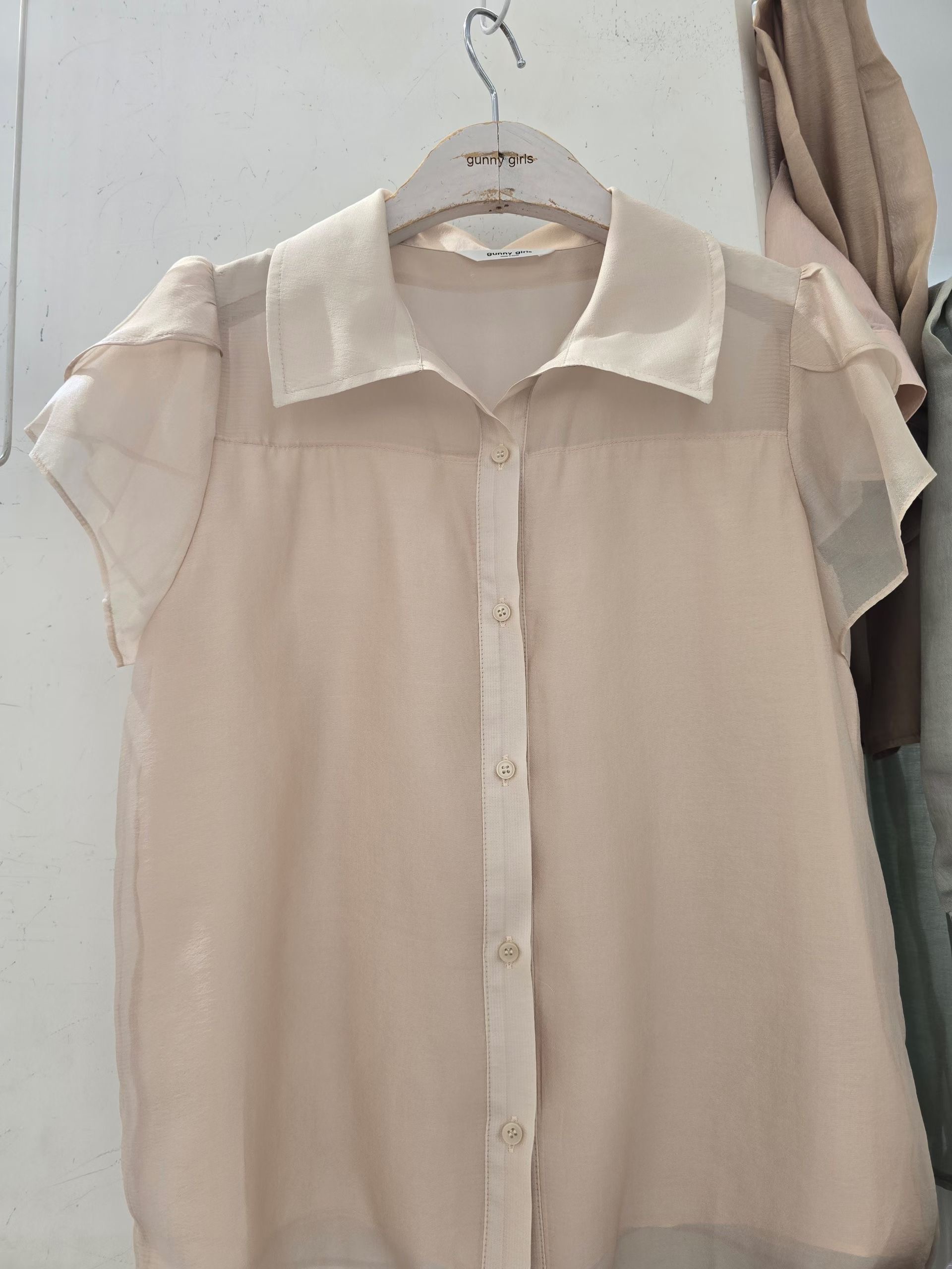 GUNNY GIRLS-거니걸스-T東大門代購女士新品推薦襯衫蕾絲衫GUNNY GIRLS襯衫/蕾絲衫圖色2