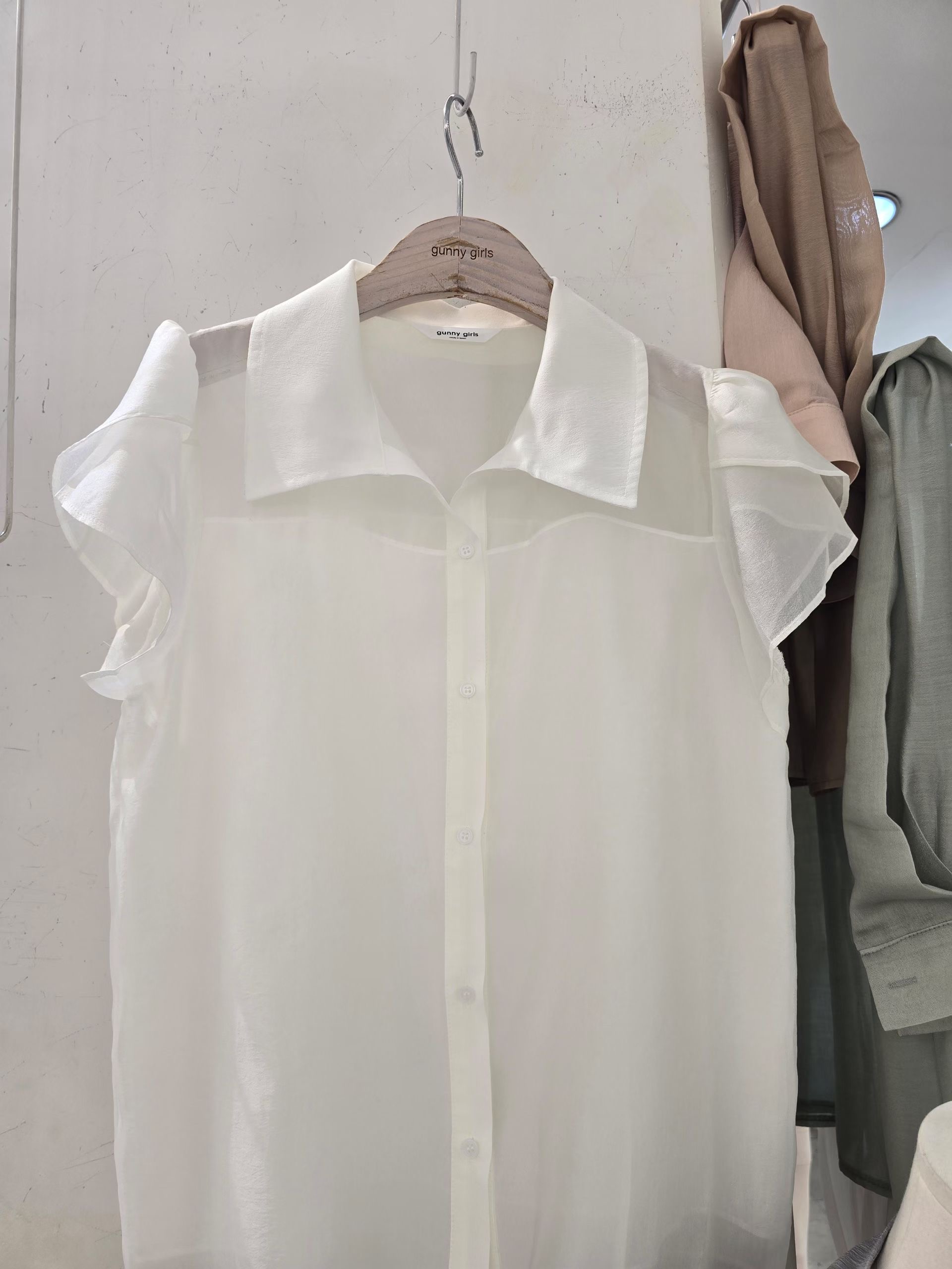 GUNNY GIRLS-거니걸스-T東大門代購女士新品推薦襯衫蕾絲衫GUNNY GIRLS襯衫/蕾絲衫圖色3