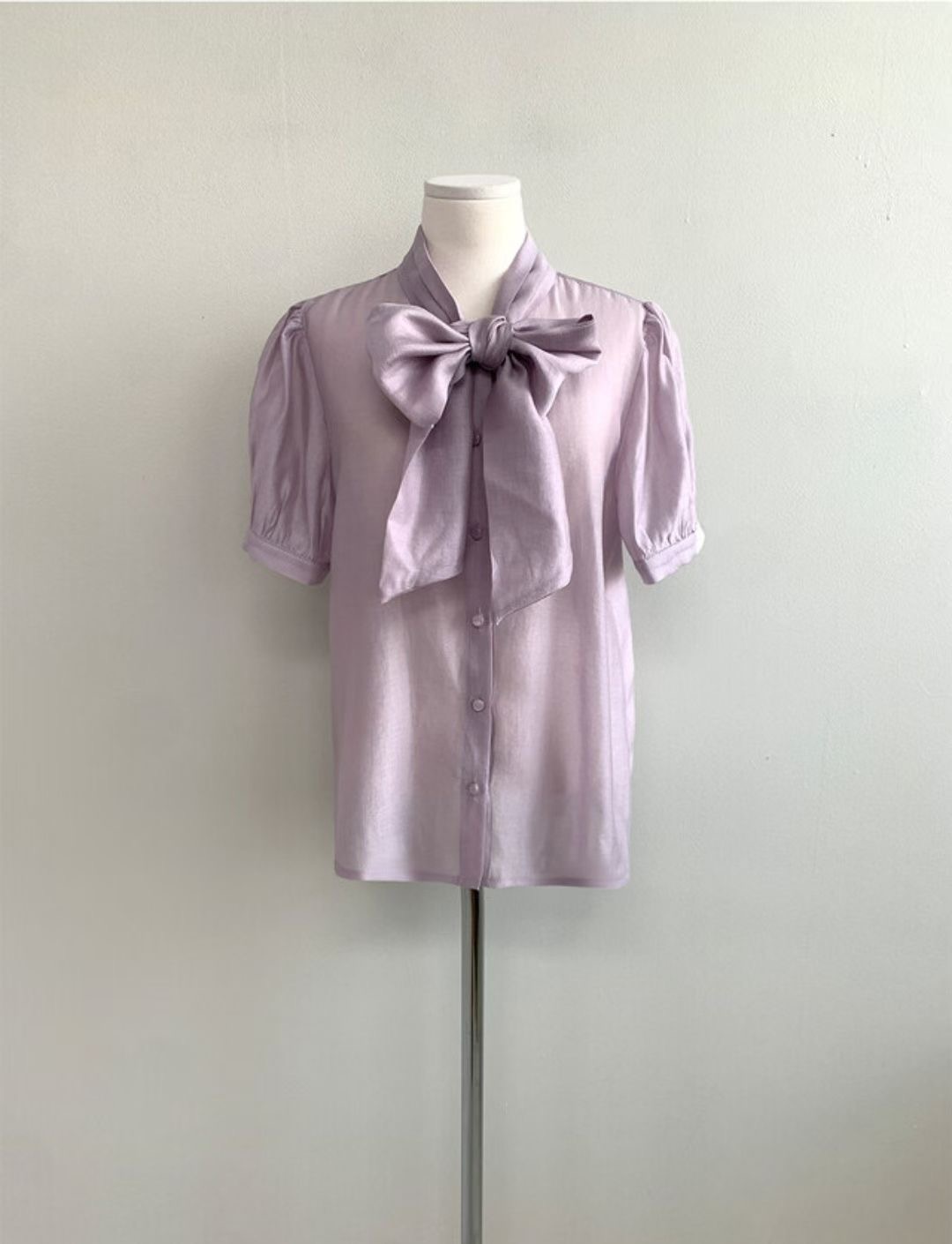 GUNNY GIRLS-거니걸스-T韓國直郵女士新品時尚襯衫蕾絲衫絲帶GUNNY GIRLS襯衫/蕾絲衫圖色4