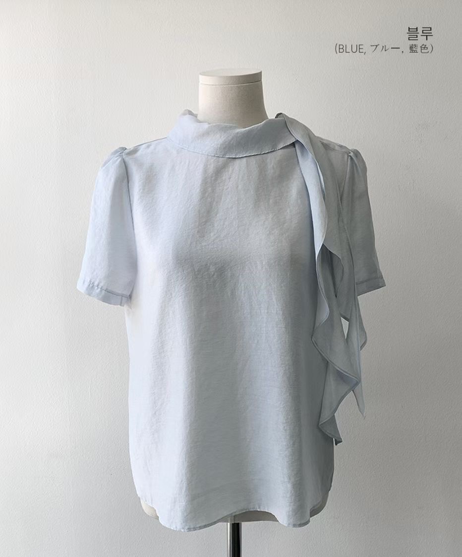 GUNNY GIRLS-거니걸스-T韓國直郵女裝新品熱賣襯衫蕾絲衫GUNNY GIRLS襯衫/蕾絲衫圖色3