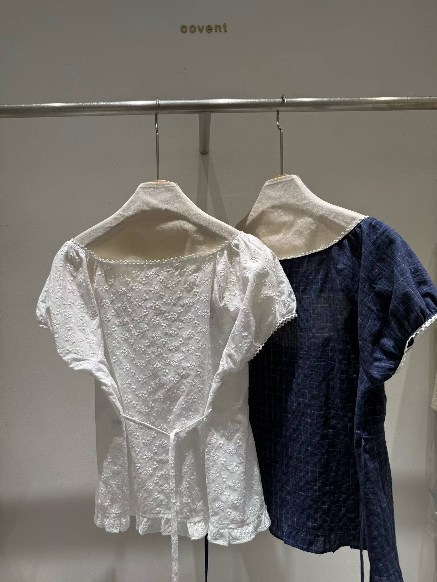 COVENT韓國直郵女士新款真品26春夏推薦人氣職業襯衫蕾絲衫COVENT襯衫/蕾絲衫