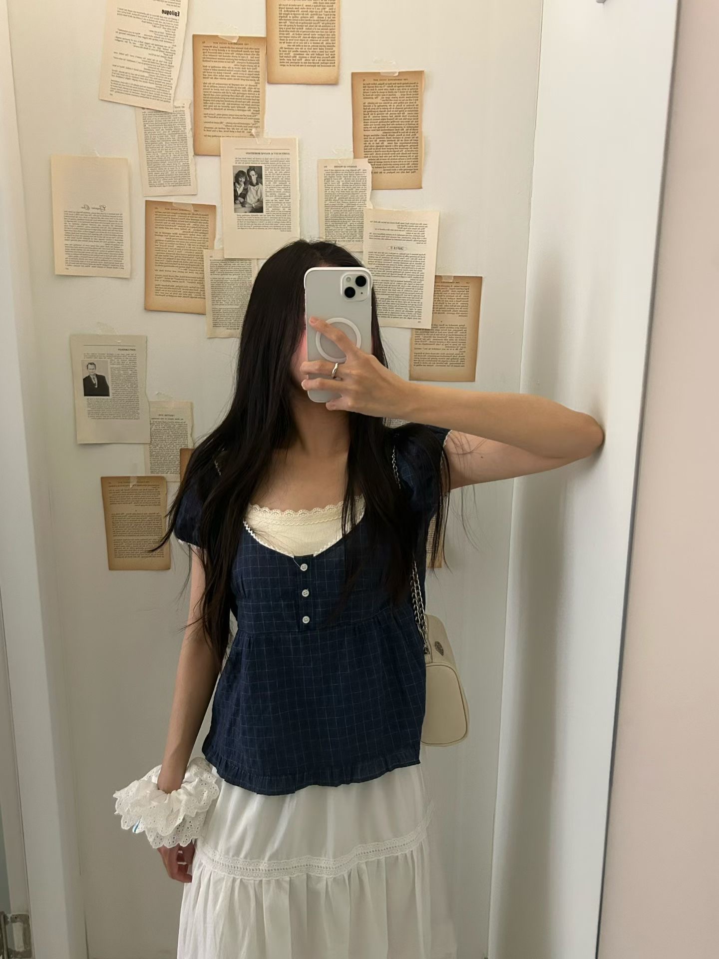 COVENT韓國直郵女士新款真品26春夏推薦人氣職業襯衫蕾絲衫COVENT襯衫/蕾絲衫
