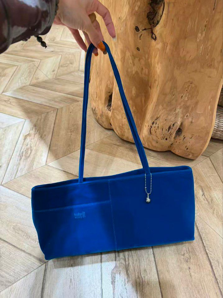TROUVAILLE東大門實拍女士新品26春夏時尚單肩斜跨包天鵝絨TROUVAILLE單肩/斜跨包圖色5