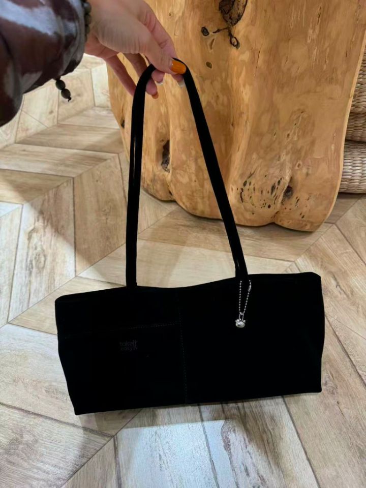 TROUVAILLE東大門實拍女士新品26春夏時尚單肩斜跨包天鵝絨TROUVAILLE單肩/斜跨包圖色9