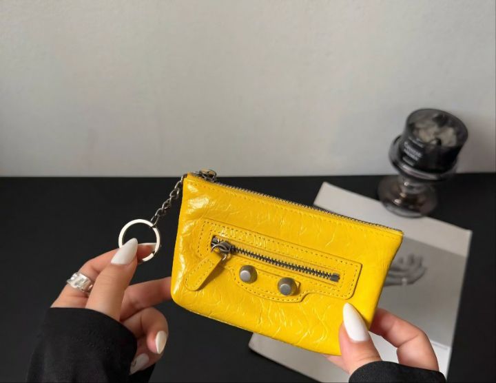TROUVAILLE東大門實拍女裝新款真品錢包卡包零錢包牛皮拉鏈TROUVAILLE錢包/卡包/零錢包