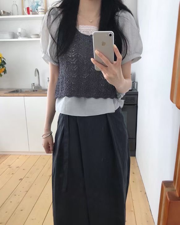 COVENT東大門實拍女裝新品真品時尚職業吊帶背心無袖針織衫COVENT吊帶/背心