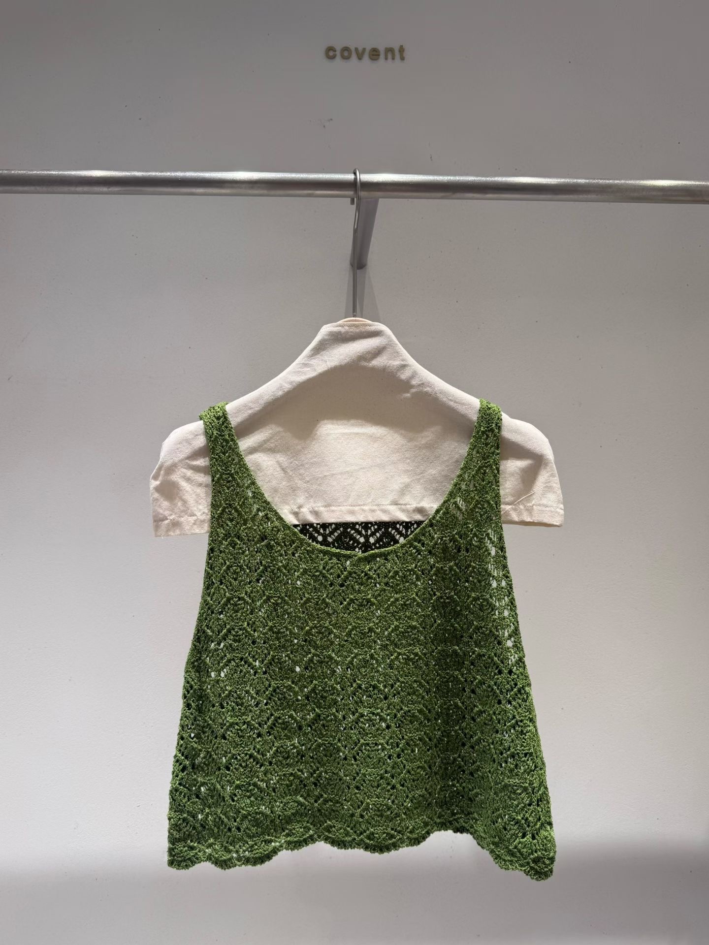 COVENT東大門實拍女裝新品真品時尚職業吊帶背心無袖針織衫COVENT吊帶/背心圖色2