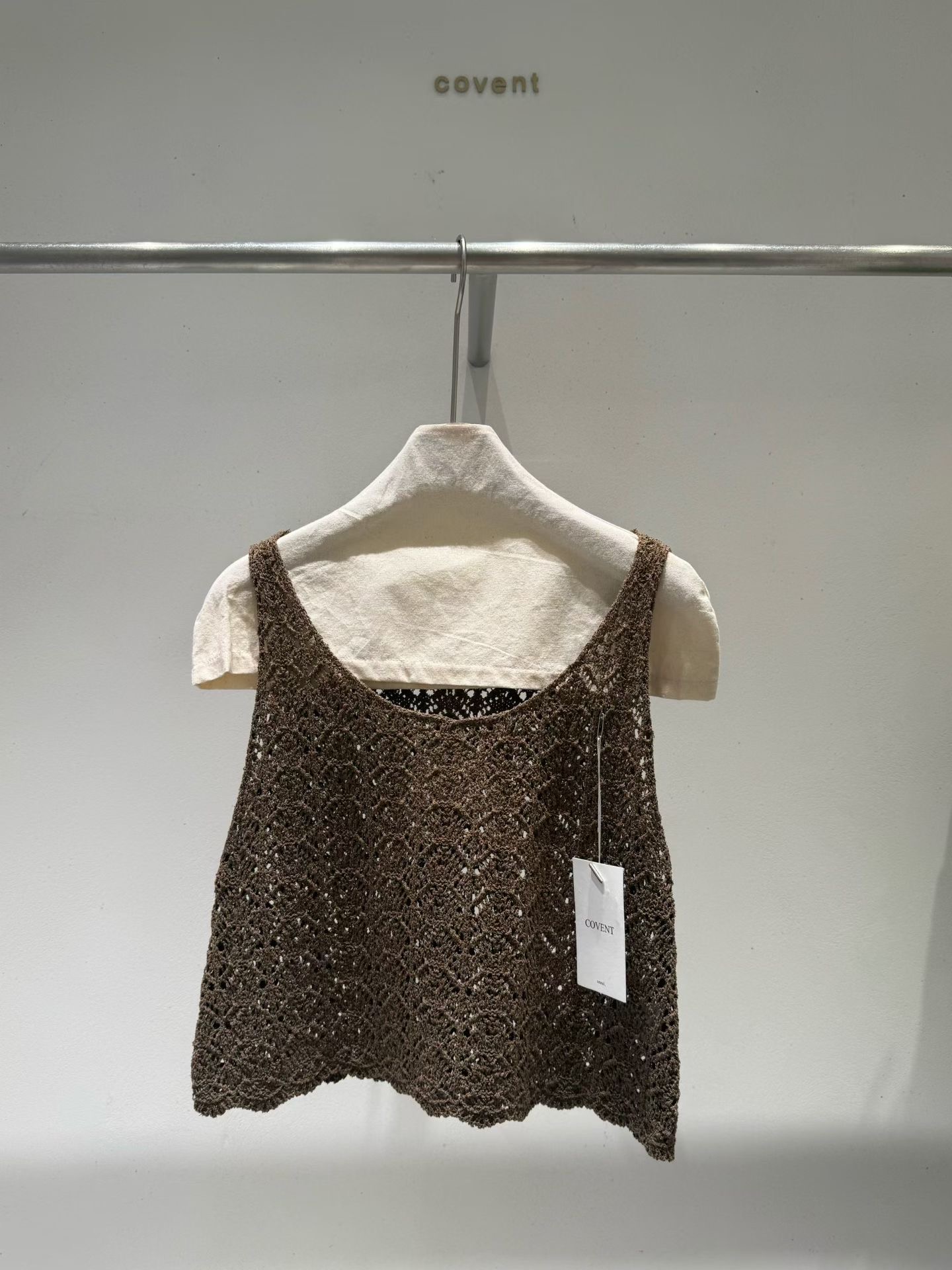 COVENT東大門實拍女裝新品真品時尚職業吊帶背心無袖針織衫COVENT吊帶/背心圖色3