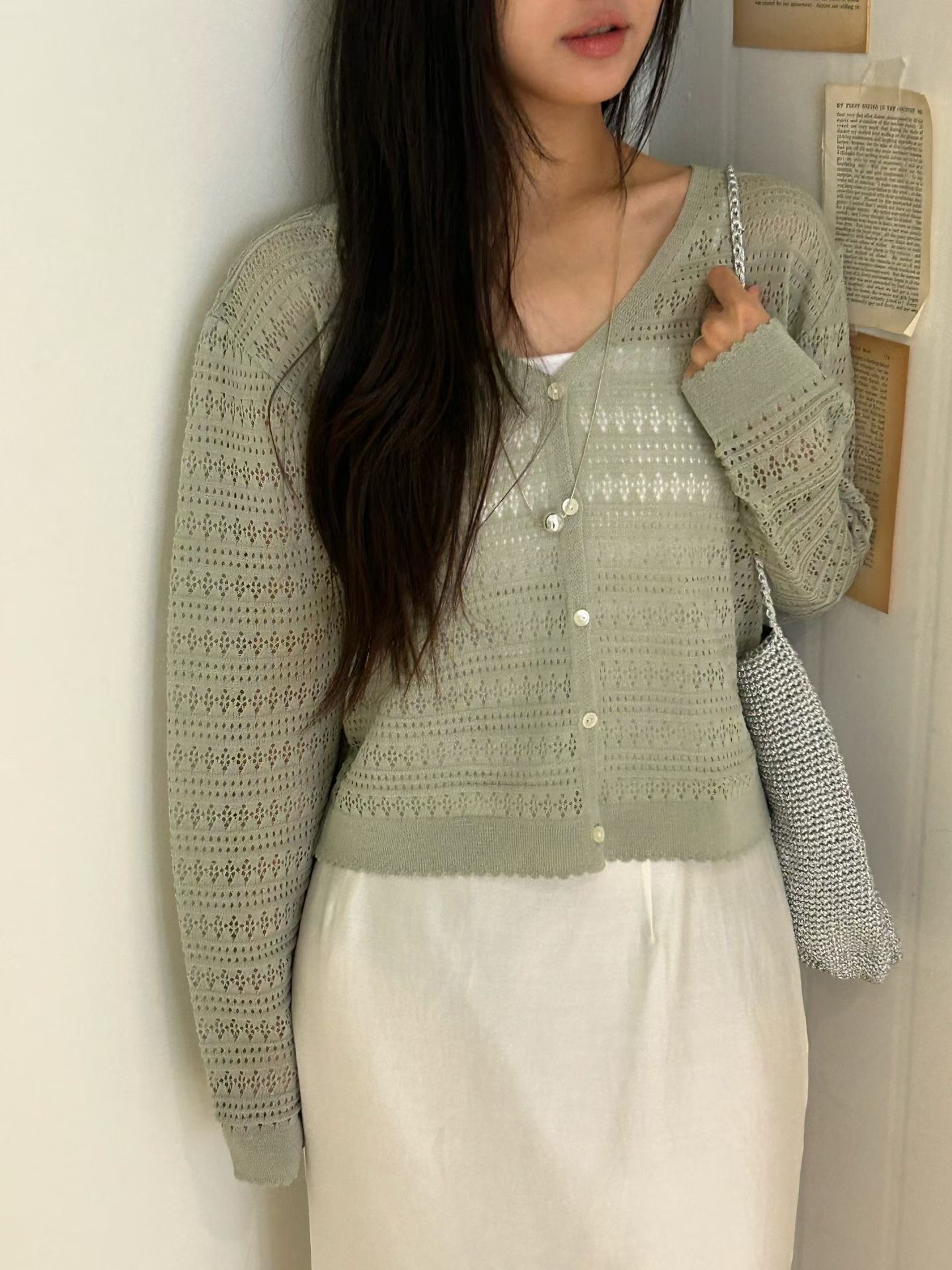 COVENT東大門代購女裝新款職業休閑熱賣26春夏針織衫開衫COVENT針織衫