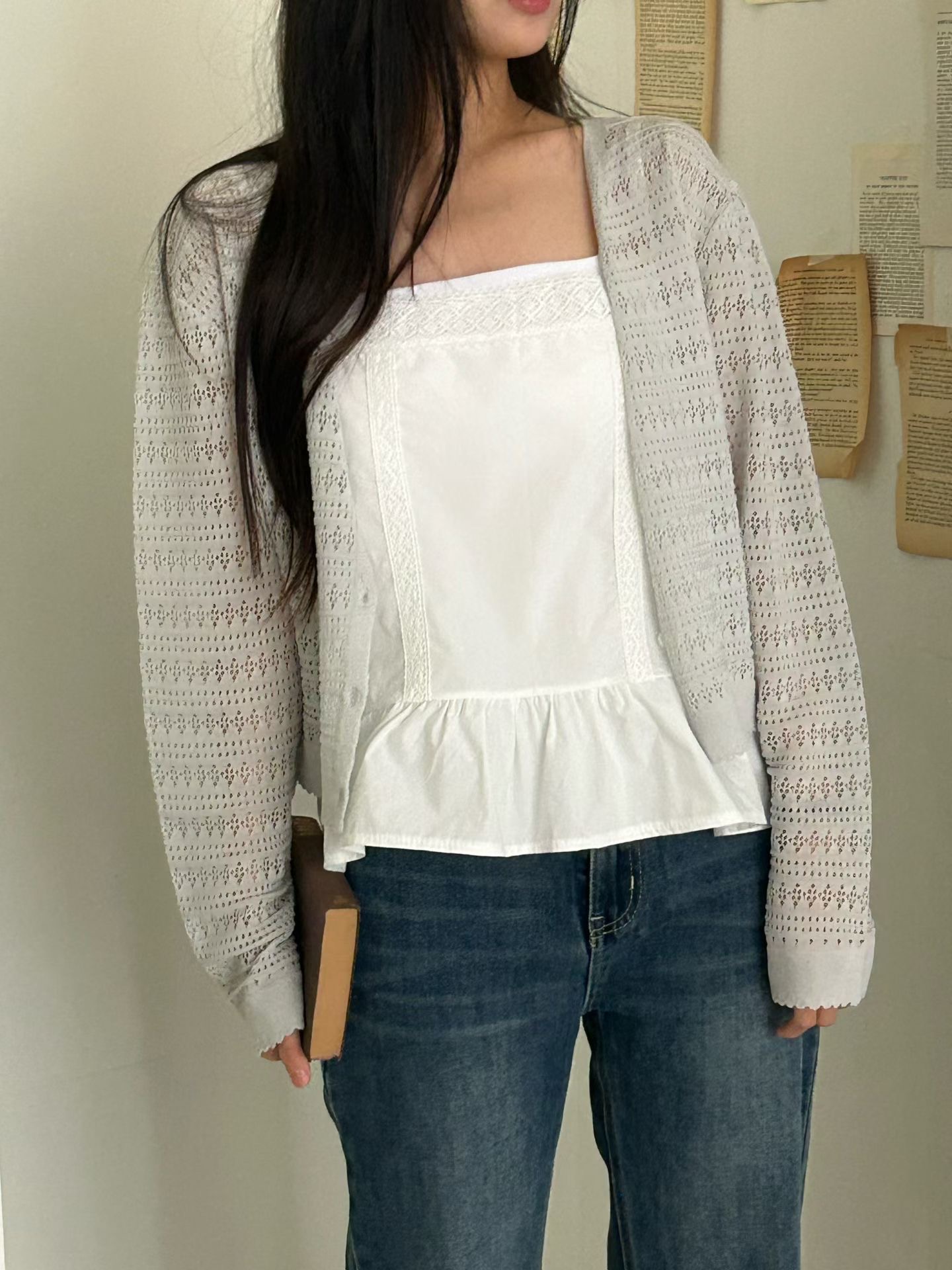 COVENT東大門代購女裝新款職業休閑熱賣26春夏針織衫開衫COVENT針織衫
