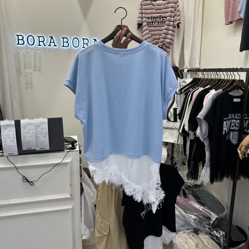 BORA BORA韓國代購女裝新款26春夏真品時尚休閑熱賣推薦T恤BORA BORAT恤